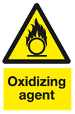 Oxidizing agent sign MJN Safety Signs Ltd