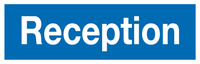 Reception sign MJN Safety Signs Ltd