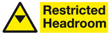 Restricted Headroom sign MJN Safety Signs Ltd
