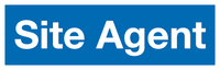 Site Agent site safety sign MJN Safety Signs Ltd