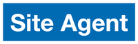 Site Agent sign MJN Safety Signs Ltd