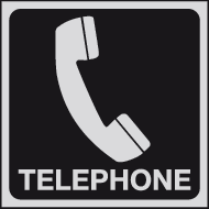 Current Telephone Sign Telephone sign | MJN Safety Signs Ltd | General signs | Sign supplier