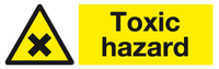 Toxic hazard sign MJN Safety Signs Ltd